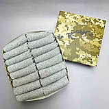 Базовий комплект шкарпеток чоловічих сірих коротких на літо міцних бавовняних 41-45 16 шт у подарунковій Br BAR, фото 6