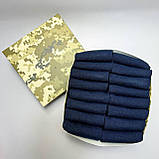 Чоловічі шкарпетки в подарунковій упаковці сині літні короткі практичні практичні повсякденні 41-45 16 шт Br BAR, фото 5