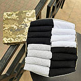 Якісний комплект шкарпеток чоловічих різнокольорових коротких літніх міцних простих 41-45 16 шт для хлопців Br BAR, фото 9