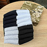 Якісний комплект шкарпеток чоловічих різнокольорових коротких літніх міцних простих 41-45 16 шт для хлопців Br BAR, фото 10