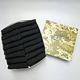 Практичний комплект шкарпеток чоловічих чорних укорочених трикотажних на літо 41-45 16 пар в подарунок для Br BAR, фото 2