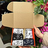 Чоловічий подарунковий бокс шкарпетки довгі весна-осінь 8 шт 40-45 і чашка з кераміки 330 мл принт Плани на день Br BAR, фото 5