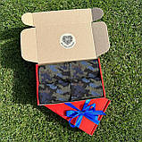 Оригінальний комплект шкарпеток чоловічих 40-45 р на 4 пари високі білі демісезонні з камуфляжним принтом ЗСУ Br BAR, фото 8