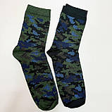 Оригінальний комплект шкарпеток чоловічих 40-45 р на 4 пари високі білі демісезонні з камуфляжним принтом ЗСУ Br BAR, фото 9