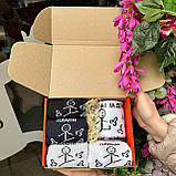 Чоловічий набір на подарунок чашка керамічна 330 мл і високі шкарпетки весна-осінь 8 шт 40-45 Плани на день Br BAR, фото 4