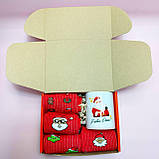 Новорічний чоловічий бокс з довгих бавовняних шкарпеток 8 пар 40-45 р керамічного кружки 330 мл для хлопця Br BAR, фото 6