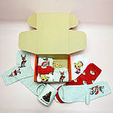 Новорічний чоловічий набір з керамічного кружки 330 мл та високих демісезонних шкарпеток 8 пар 40-45 р BAR, фото 7