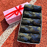 Креативний набір чоловічих шкарпеток 40-45 р на 5 пар довгих весна-осінь з камуфляжним принтом для хлопців Br BAR, фото 4