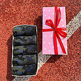 Креативний набір чоловічих шкарпеток 40-45 р на 5 пар довгих весна-осінь з камуфляжним принтом для хлопців Br BAR, фото 8