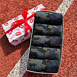 Класний бокс шкарпеток чоловічих 40-45 р на 5 пар довгі весна-осінь з камуфляжним принтом Br BAR, фото 6