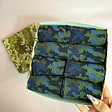 Подарунковий бокс шкарпеток чоловічих на 8 пар 40-45 р камуфляжні бавовняні практичні та зручні, щоденні Br BAR, фото 9