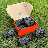 Подарунковий набір чоловічих шкарпеток 40-45 на 12 пар довгі бавовняні повсякденні з камуфляжним принтом Br BAR, фото 7