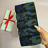 Крутий бокс шкарпеток чоловічих 40-45 р на 5 пар демісезонні високі з камуфляжним принтом стильні трикотажні Br BAR, фото 4