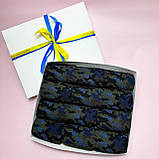 Подарунковий бокс чоловічих шкарпеток 40-45 на 12 пар довгі трикотажні демісезонні з камуфляжним принтом Br BAR, фото 2