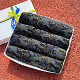 Подарунковий бокс чоловічих шкарпеток 40-45 на 12 пар довгі трикотажні демісезонні з камуфляжним принтом Br BAR, фото 6