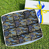 Подарунковий бокс чоловічих шкарпеток 40-45 на 12 пар довгі трикотажні демісезонні з камуфляжним принтом Br BAR, фото 7