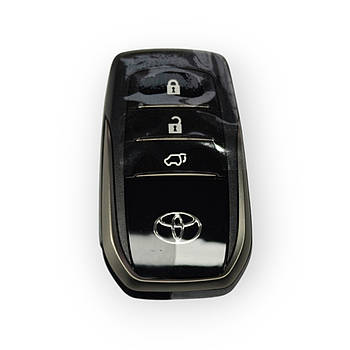 Корпус ключа Toyota на 3 кнопки, Land Cruiser 200