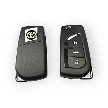Корпус ключа Toyota на 3 кнопки
