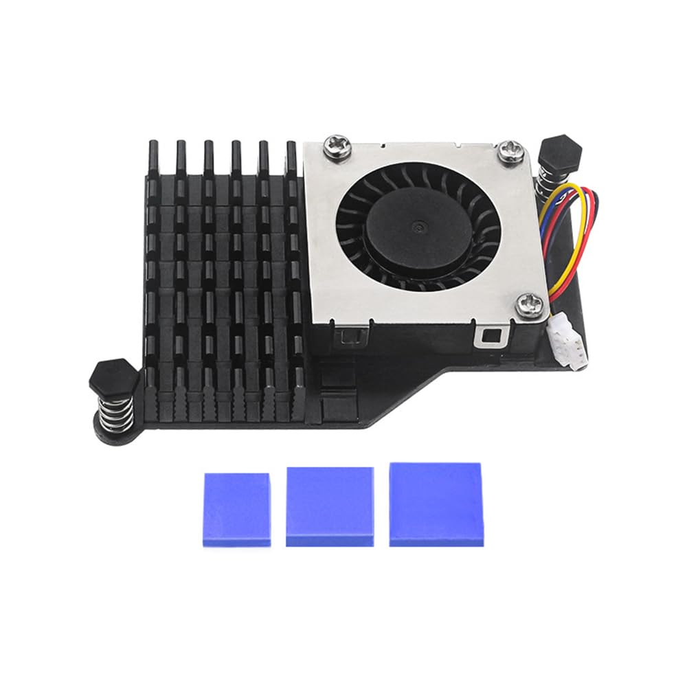 Радіатор з вентилятором для Raspberry Pi 5 (чорний)