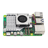 Радіатор з вентилятором для Raspberry Pi 5 (чорний), фото 3
