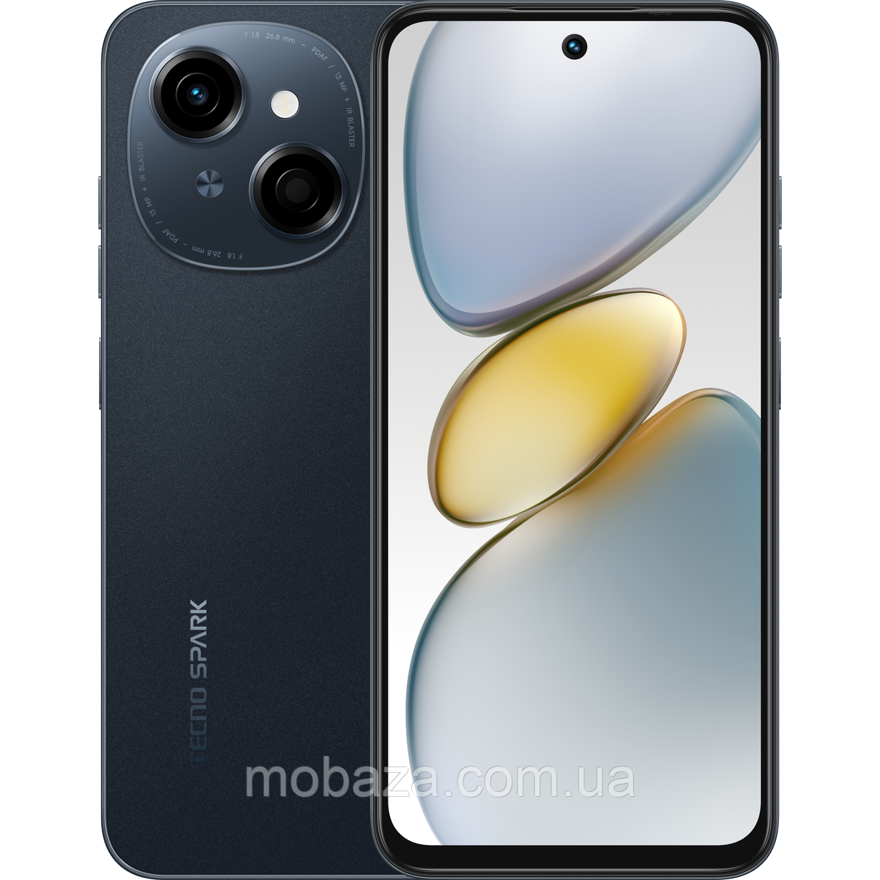 Смартфон Tecno Spark Go 1 (KL4) 3/128 GB Startrail Black (4894947037832)