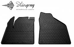 Авто килимки JEEP Cherokee (KL) (2013-...) (design 2016) with plastic clips EYELET -  2 штуки гума Stingray