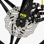 Дитячий 2-х колісний велосипед з допоміжними колесами та магнієвою рамою 16'' CORSO «REVOLT», фото 7