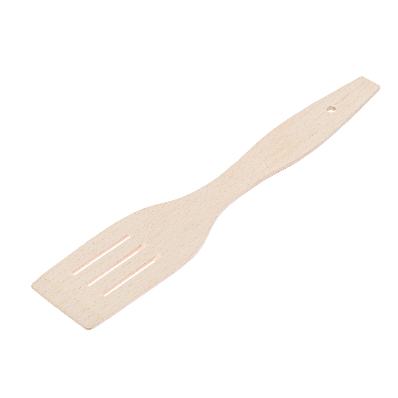 Кухонна лопатка дерев'яна з трьома прорізами 28 см