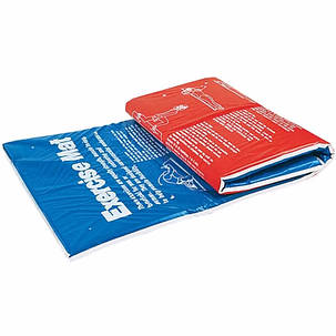 Килимок спортивний Toorx Padded Exercise 181 х 60 х 2,5 см з антиковзною поверхнею Blu/Rosso (MAT-GE), фото 1