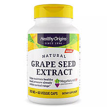 Екстракт виноградних кісточок (Grape Seed Extract), Healthy Origins, 300 мг, 60 капсул