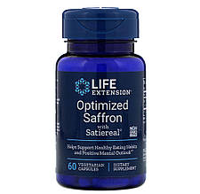 Шафран з Satiereal, Saffron, Life Extension, 60 капсул