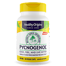 Пікногенол, Pycnogenol, Healthy Origins, 100 мг, 30 капсул