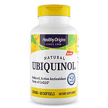 Убіхінол (Kaneka QH), Ubiquinol, Healthy Origins, 200 мг, 60 капсул