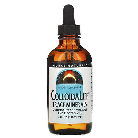 Колоїдні мінерали, Colloida Minerals, Source Naturals, 118.28 мл., фото 1