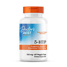 5-HTP, 5-гідрокси L-триптофан, Doctor's Best, 100 мг, 60 веганських капсул