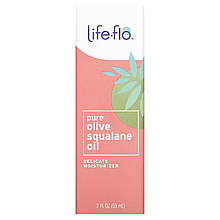 Оливкова скваланова олія, Pure Olive Squalane Oil, Life Flo Health, чиста, 59 мл