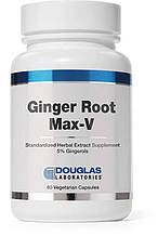 Корінь імбиру Макс-V, Ginger Root Max V Revised, Douglas Laboratories, для підтримки травлення, 60 капсул
