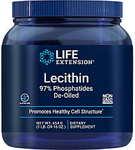 Лецитин, Lecithin, Life Extension, 454 г