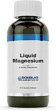 Магній, підтримує серце, кістки і ферментативну функцію, Liquid Magnesium, Douglas Laboratories, 240 мл.