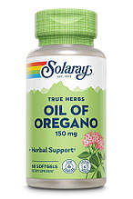 Масло орегано, Oil of Oregano, Solaray, 150 мг, 60 капсул