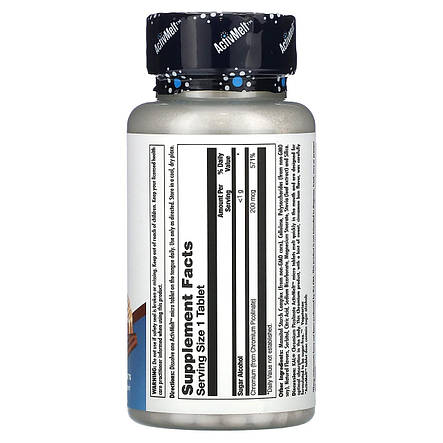 Піколінат хрому зі смаком булочки з корицею, Chromium Picolinate, KAL, без цукру, 200 мкг, 120 мікротаблеток, фото 3