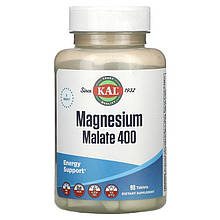 Магній малат, Magnesium Malate, KAL, 400 мг, 90 таблеток