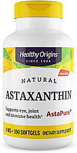Астаксантин, Astaxanthin, Healthy Origins, 4 мг, 150 гелевих капсул