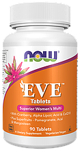 Вітаміни для жінок Єва, Eve, Women's Multi, Now Foods, чудовий комплекс, 90 таблеток