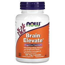 Вітаміни для пам'яті, Brain Elevate, Now Foods, 120 вегетаріанських капсул