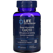 Коензим Q10, CoQ10 Ubiquinone, Life Extension, 100 мг, 60 кап.