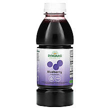 Чорничний концентрат, Blueberry Juice, Dynamic Health, рідкий, 473 мл