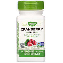 Журавлина, Cranberry Fruit, Nature's Way, ягоди, 930 мг, 100 веганських капсул (465 мг на капсулу)