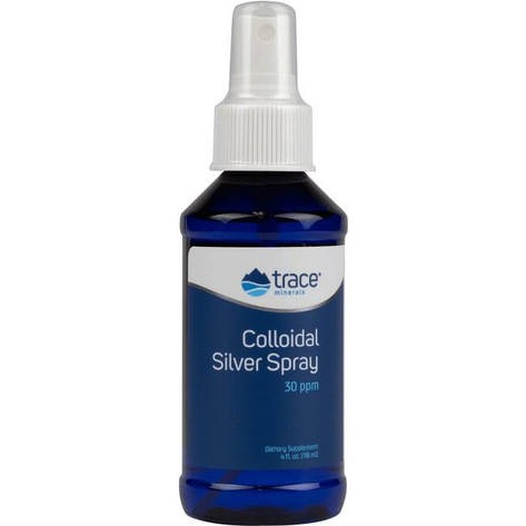 Колоїдне срібло, Colloidal Silver, Trace, 30 PPM, 118 мл, фото 1