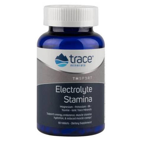 Електроліти для витривалості, Electrolyte Stamina, Trace Minerals Research, 90 таблеток, фото 1